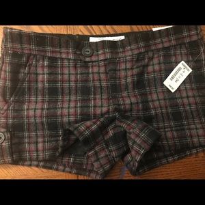 Aeropostale plaid shorts NWT size 5/6